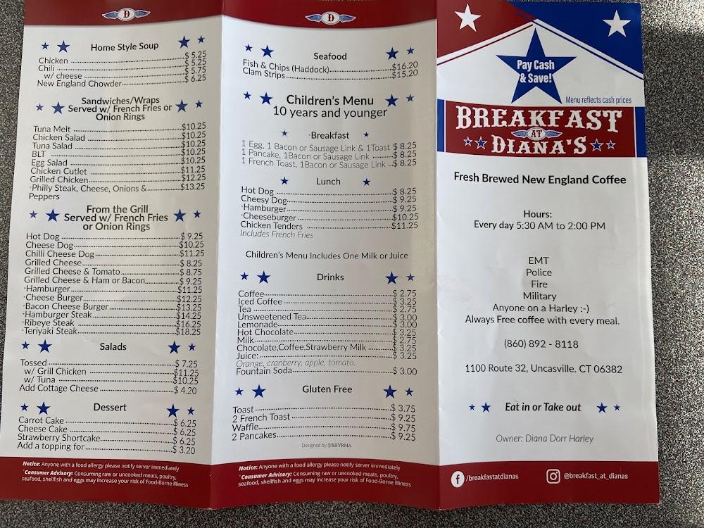Breakfast at Diana's Menu image 3