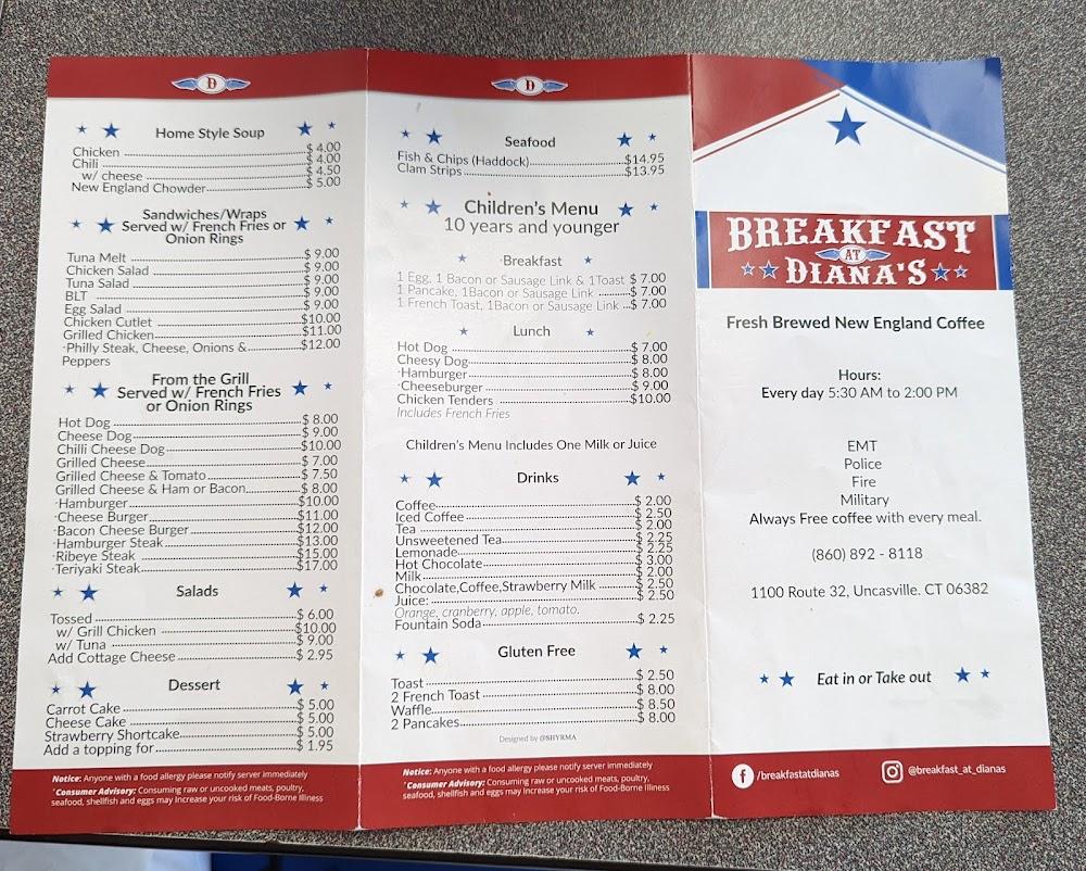 Breakfast at Diana's Menu image 4